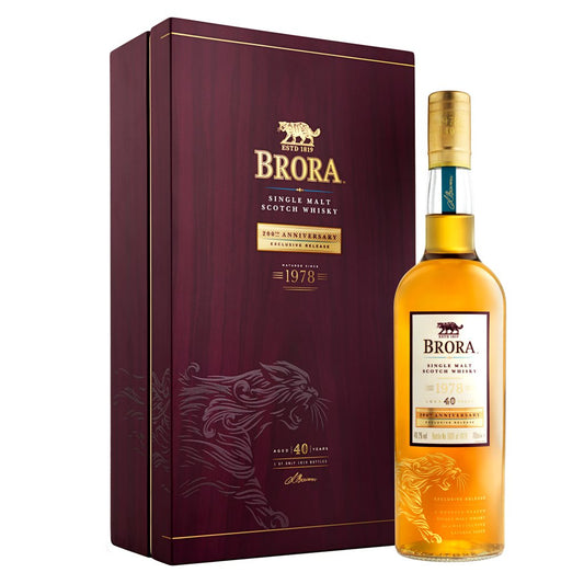 Brora 40 Year Old - 200th Anniversary Edition Single Malt Scotch Whisky, 70cl
